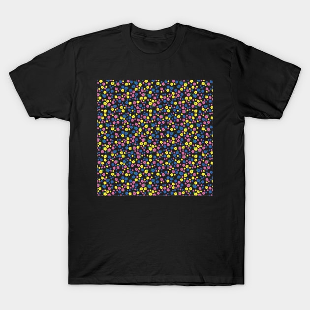 CHUNKY DITSY FLOWERS RETRO AND VINTAGE INSPIRED T-Shirt by blomastudios